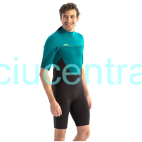 JOBE vyriškas neperšlampamas kostiumas Perth 3/2mm Shorty žalia/mėlyna JOBE vyriškas neperšlampamas kostiumas Perth 3/2mm Shorty žalia/mėlyna